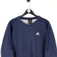 Mens ADIDAS Sweatshirt Navy Blue | Large