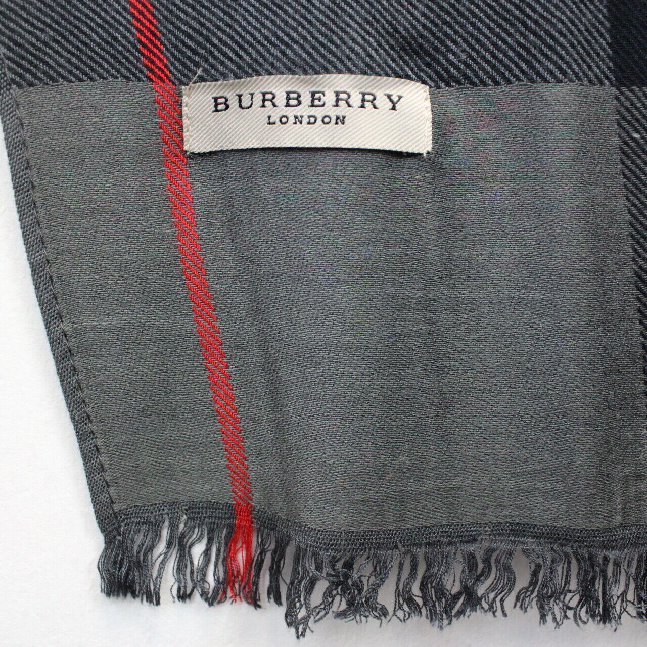 Womens BURBERRY Nova Check Scarf | Grey