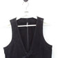 Womens Suede Vest Black | Small