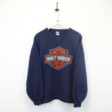 Load image into Gallery viewer, HARLEY DAVIDSON 90s Sweatshirt Navy Blue | Large
