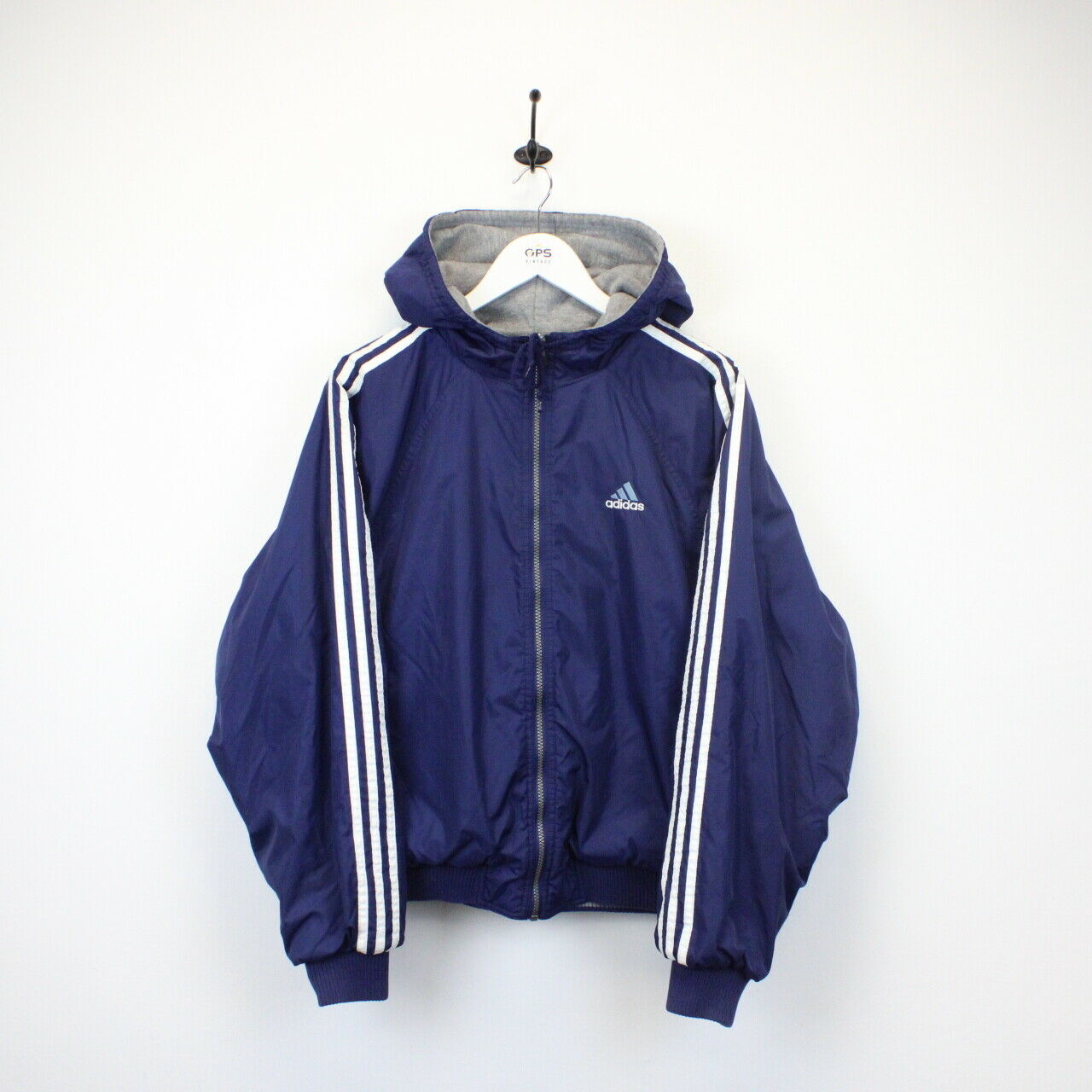 ADIDAS 90s Jacket Navy Blue | Small