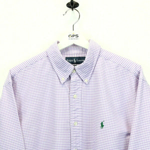 RALPH LAUREN 90s Shirt Purple | XL