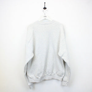NFL 90s Dallas COWBOYS Sweatshirt Grey | Large