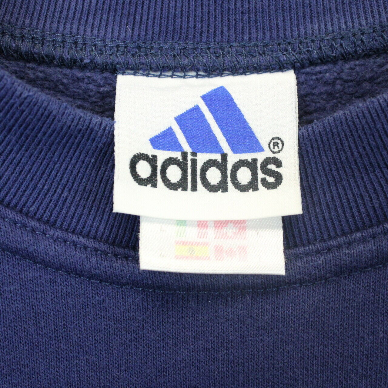 ADIDAS 90s Sweatshirt Navy Blue | Medium