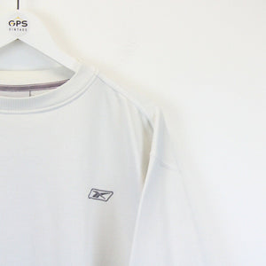 REEBOK 90s Sweatshirt Beige | Medium