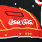 COCA COLA Christmas Sweatshirt Red | Medium