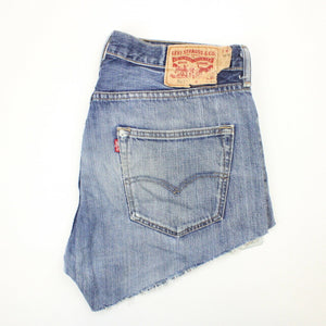Womens LEVIS 501 Shorts Mid Blue | W36