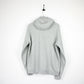 Vintage NIKE 1/4 Zip Hoodie Grey | Large
