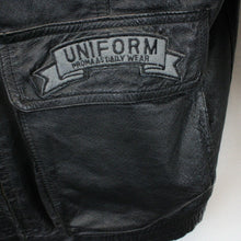 Load image into Gallery viewer, Leather Aviator Jacket Black | Medium
