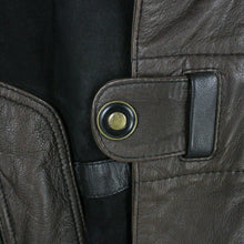 Load image into Gallery viewer, Mens 80s Leather Biker Jacket Brown | Large
