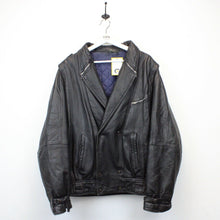 Load image into Gallery viewer, Biker 80s Leather Jacket Black | Medium
