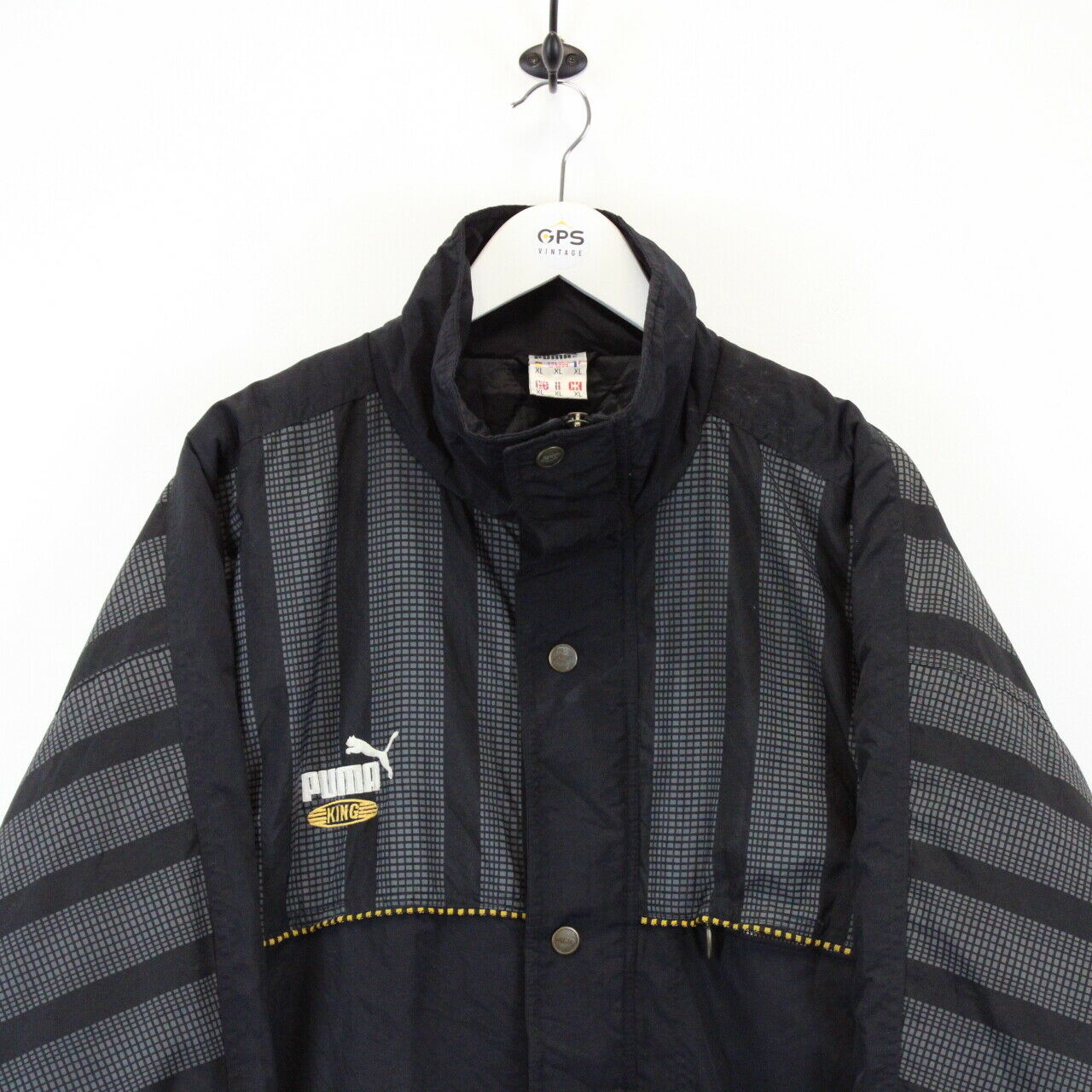 Vintage 90s PUMA KING Jacket Black | XL