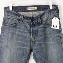 Load image into Gallery viewer, Mens LEVIS 512 Jeans Mid Blue | W33 L32
