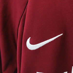 NIKE FC BARCELONA 1/4 Zip Sweatshirt Red | Large