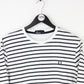 Mens FRED PERRY Long Sleeve T-Shirt White | Medium