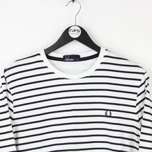 Load image into Gallery viewer, Mens FRED PERRY Long Sleeve T-Shirt White | Medium
