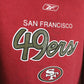 Vintage NFL REEBOK San Francisco 49ers Hoodie Red | Large