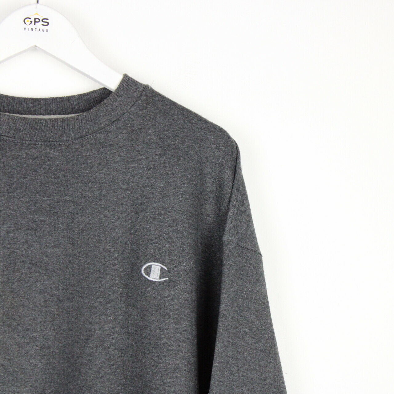Vintage CHAMPION Sweatshirt Grey | XL