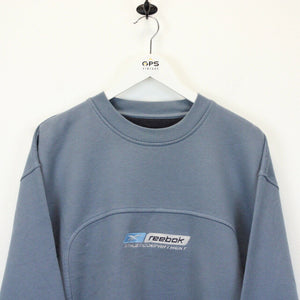 REEBOK 90s Sweatshirt Blue | Large