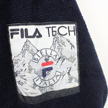 Load image into Gallery viewer, FILA 90s 1/4 Zip Fleece Navy Blue | Medium

