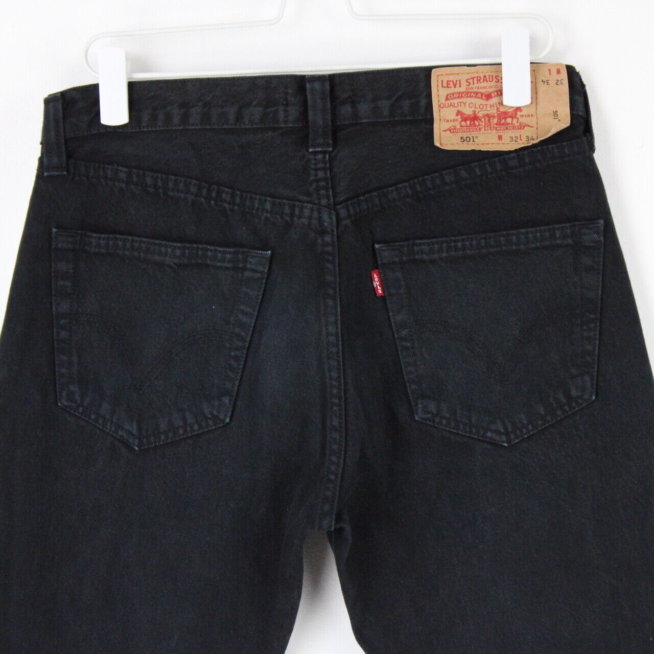 Mens LEVIS 501 Jeans Black | W32 L34