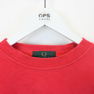 FRED PERRY 90s Sweatshirt Red | Medium