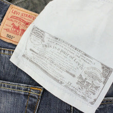 Load image into Gallery viewer, Mens LEVIS 501 Jeans Dark Blue | W33 L32

