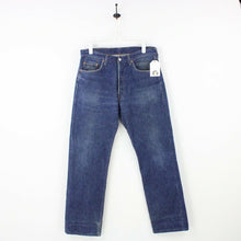 Load image into Gallery viewer, Mens LEVIS 501 Jeans Dark Blue | W33 L32
