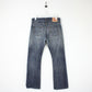 Mens LEVIS 512 Jeans Dark Blue | W34 L36