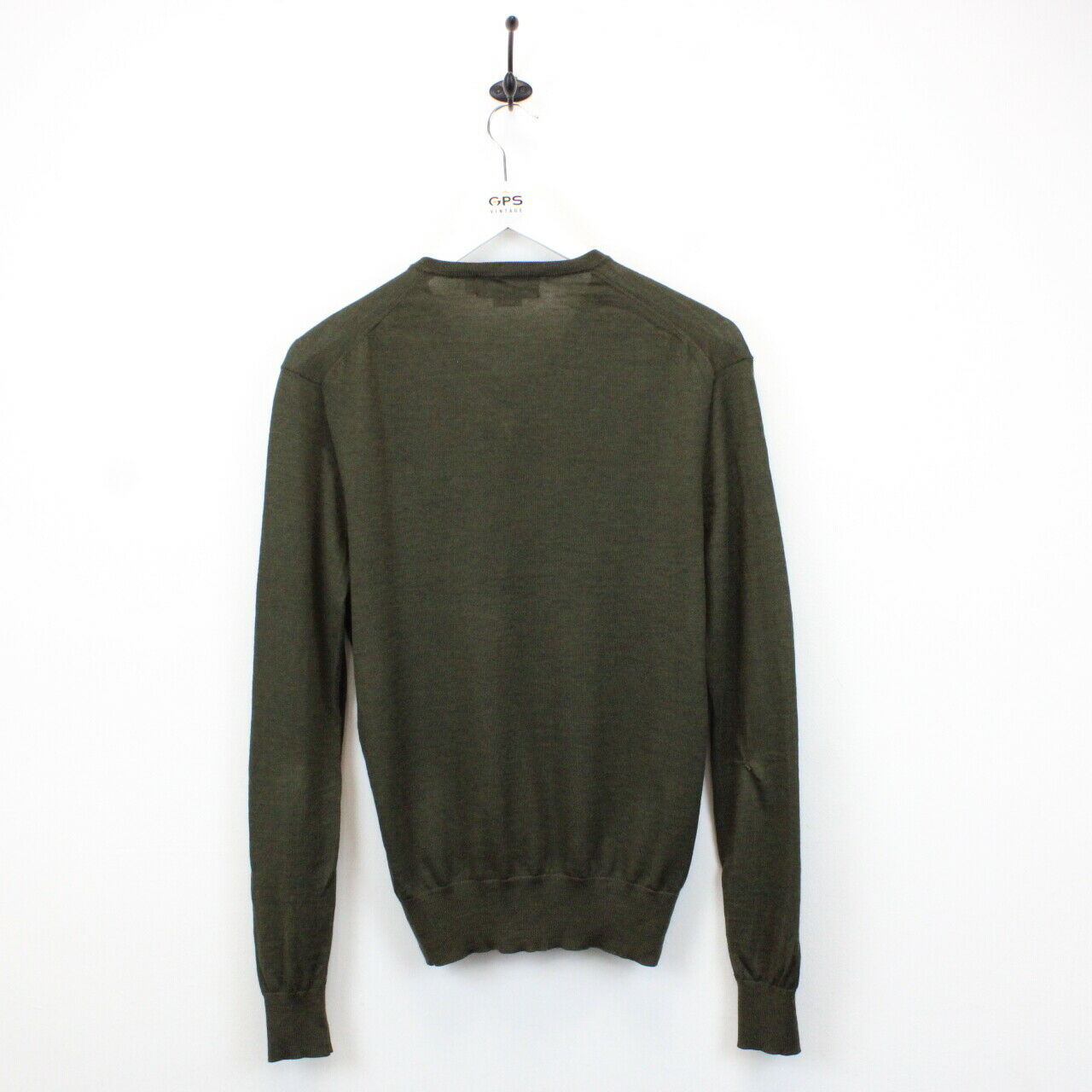 RALPH LAUREN Knit Sweatshirt Green | Small
