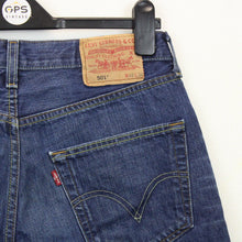 Load image into Gallery viewer, Womens LEVIS 501 Shorts Dark Blue | W32
