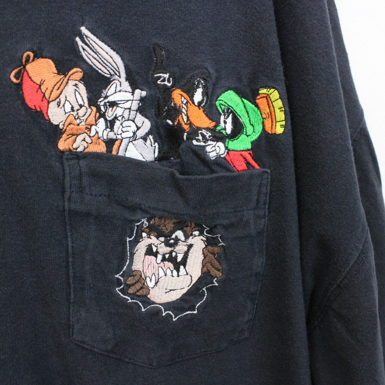 LOONEY TUNES 90s T-Shirt Black | XXXL