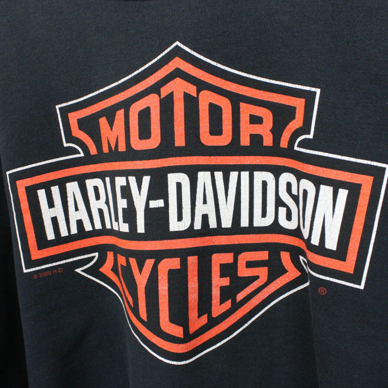 HARLEY DAVIDSON 00s Sweatshirt Black | Large