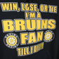 NHL Boston BRUINS Hoodie Black | Small