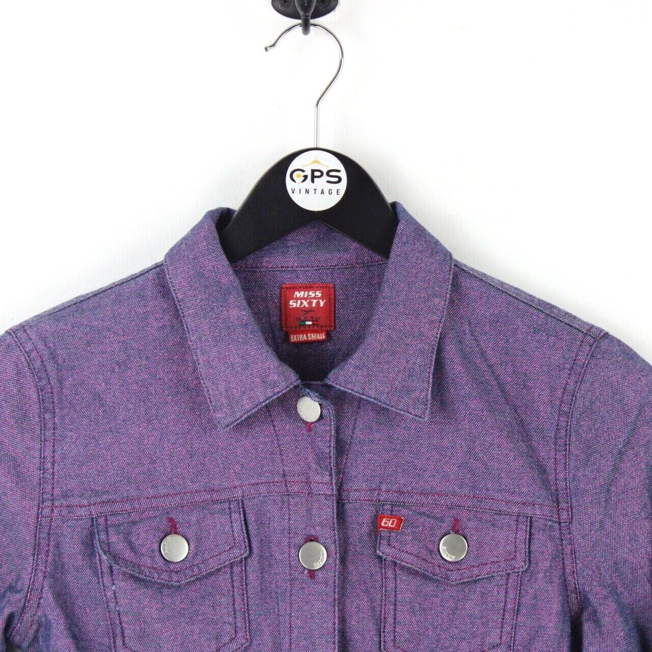 Womens MISS SIXTY Denim Jacket Purple | XS