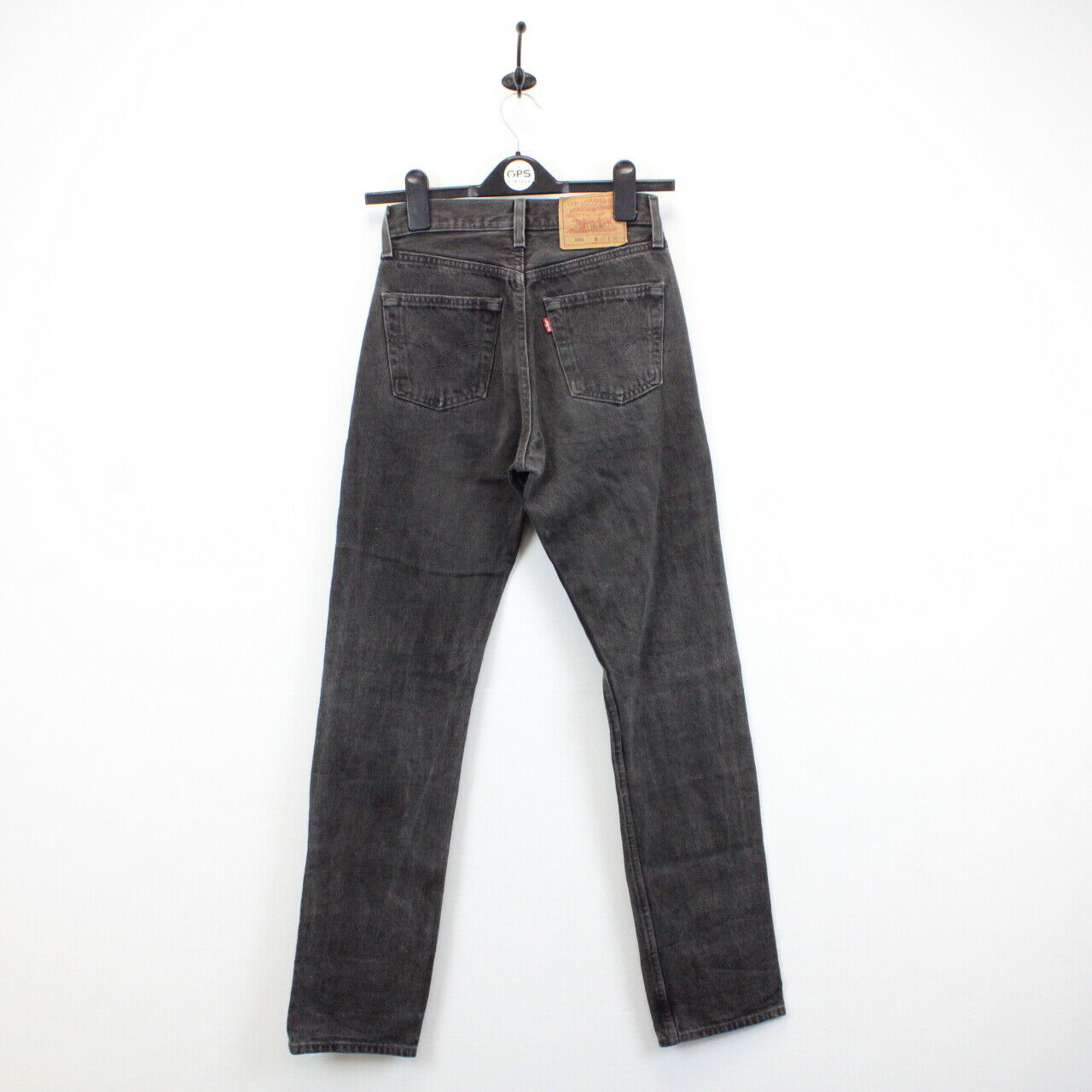 Womens LEVIS 501 Jeans Grey Charcoal | W26 L32