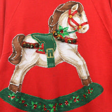 Load image into Gallery viewer, Womens 90s Christmas Sweatshirt Red | XL
