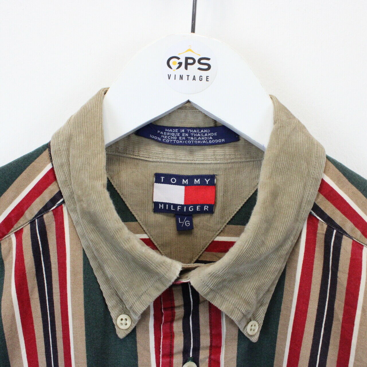 TOMMY HILFIGER 90s Shirt Multicolour | Large