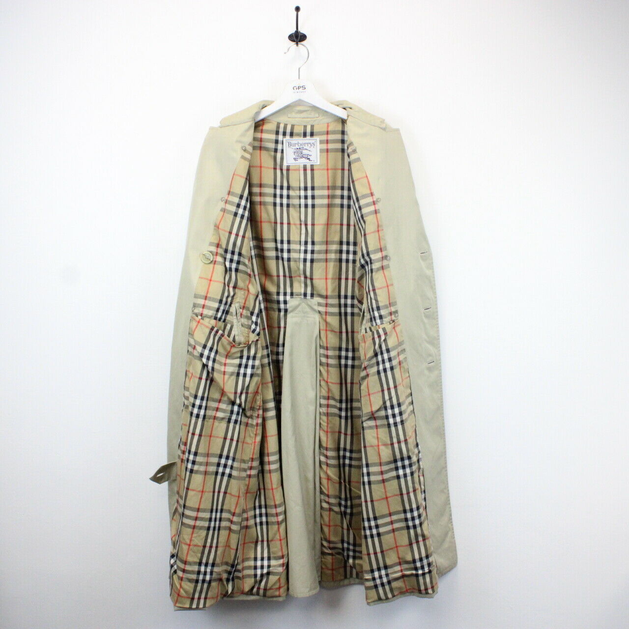 Womens BURBERRYS 90s Trench Coat Beige | Medium