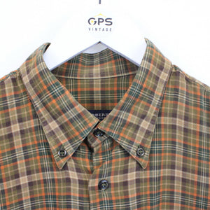 BURBERRY Check Shirt Brown | Large