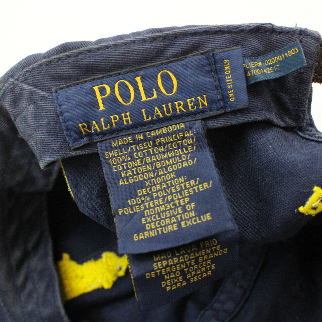 Ralph lauren hat made in cambodia Clearance