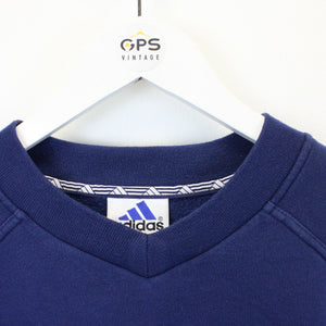 ADIDAS 90s Sweatshirt Navy Blue | Large