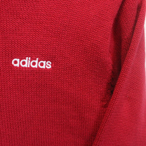 Womens ADIDAS 00s Knit Sweatshirt Red | XS
