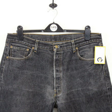 Load image into Gallery viewer, LEVIS 501 Jeans Black Charcoal | W38 L28
