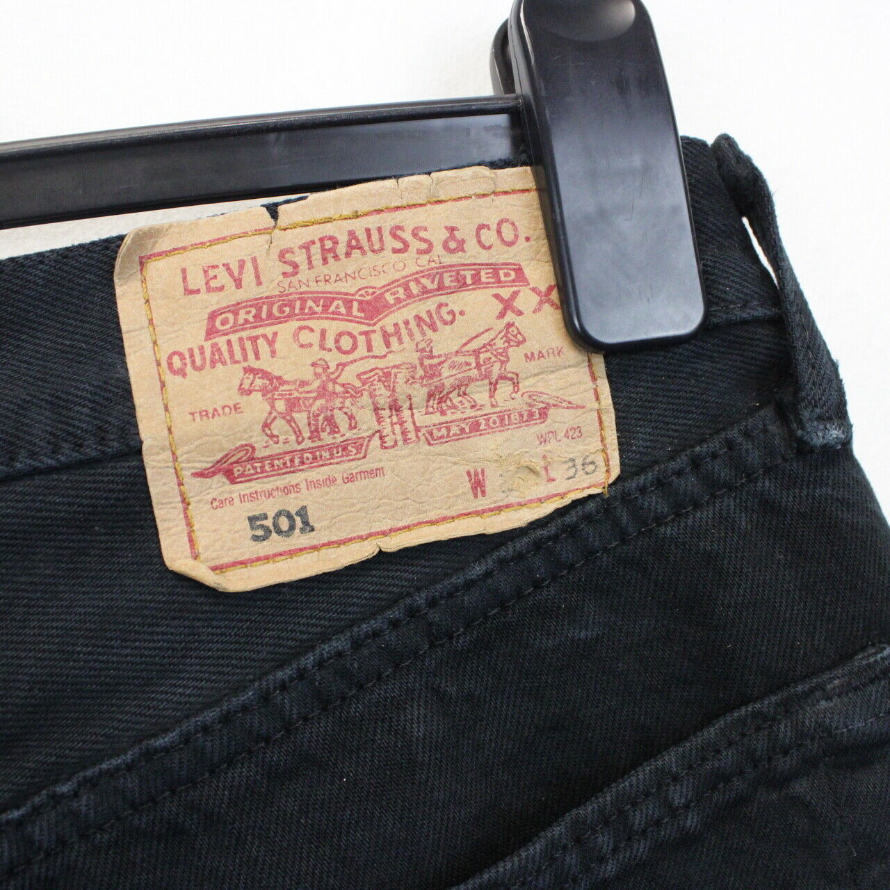 LEVIS 501 Jeans Black | W30 L36