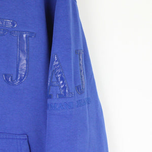 Mens ARMANI JEANS 00s Hoodie Blue | Large