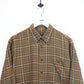 BURBERRY Check Shirt Brown | Large
