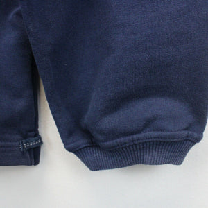 NIKE AIR 90s 1/4 Zip Sweatshirt Navy Blue | Large