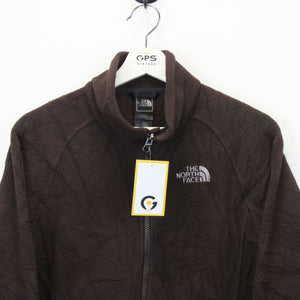 Womens THE NORTH FACE 1/4 Zip Fleece Brown | Medium