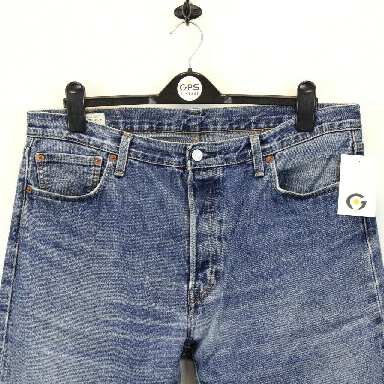 LEVIS 501 Big E Jeans Mid Blue | W38 L34
